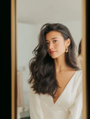 Hair extensions consultation at Muse Hawaii
